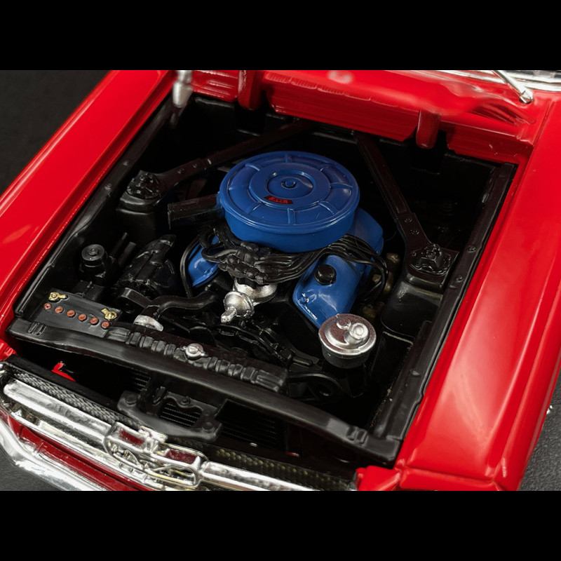 Miniature FORD MUSTANG 1969 ROUGE 1/18