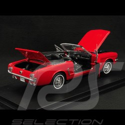 Ford Mustang Cabriolet 1964 Red 1/18 Welly 12519CRE