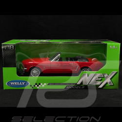 Ford Mustang Cabriolet 1964 Red 1/18 Welly 12519CRE