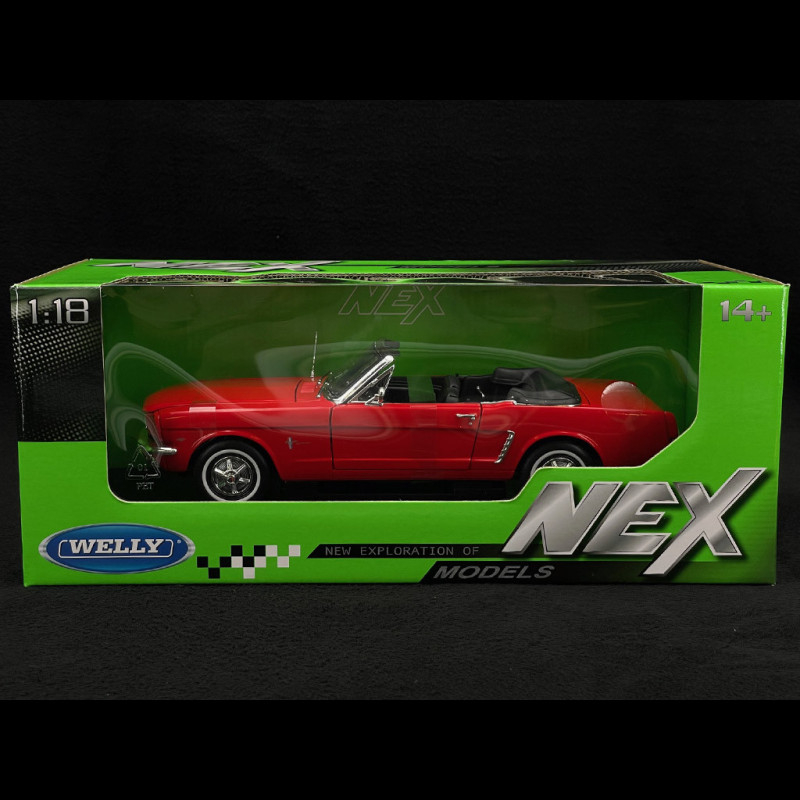 WELLY – Ford Mustang 1964 Beige – Voiture Miniature 1/18 – WEL12519BEIGE