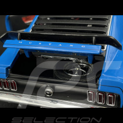 Ford Mustang Boss 302 1969 Bleu 1/18 Welly 12516BL