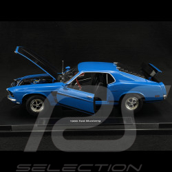 Ford Mustang Boss 302 1969 Blau 1/18 Welly 12516BL