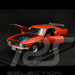 Ford Mustang Boss 302 1969 Red 1/18 Welly 12516RE