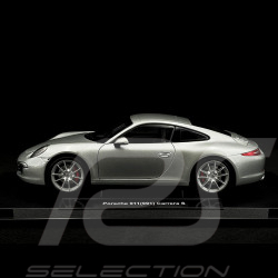 Porsche 911 Carrera S type 991 2012 argent 1/18 Welly 18047SI