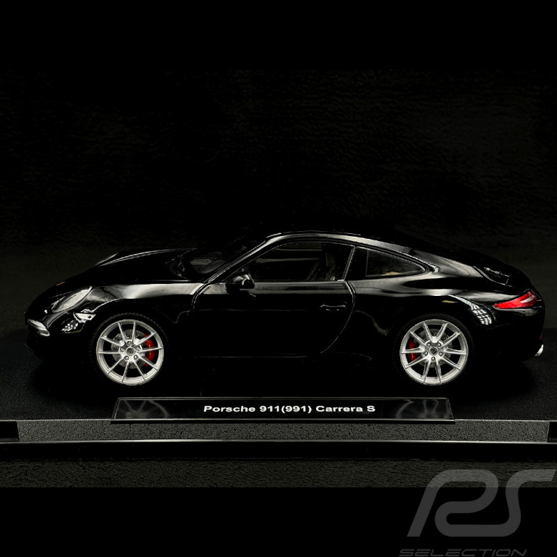 Porsche 911 Carrera S type 991 2012 noire 1/18 Welly 18047BK