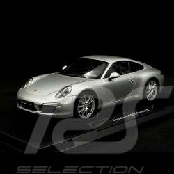 Porsche 911 Carrera S type 991 2012 argent 1/18 Welly 18047SI