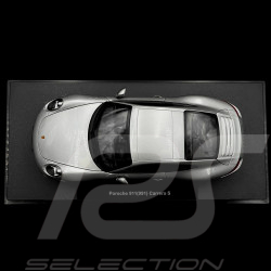 Porsche 911 Carrera S type 991 2012 argent 1/18 Welly 18047SI