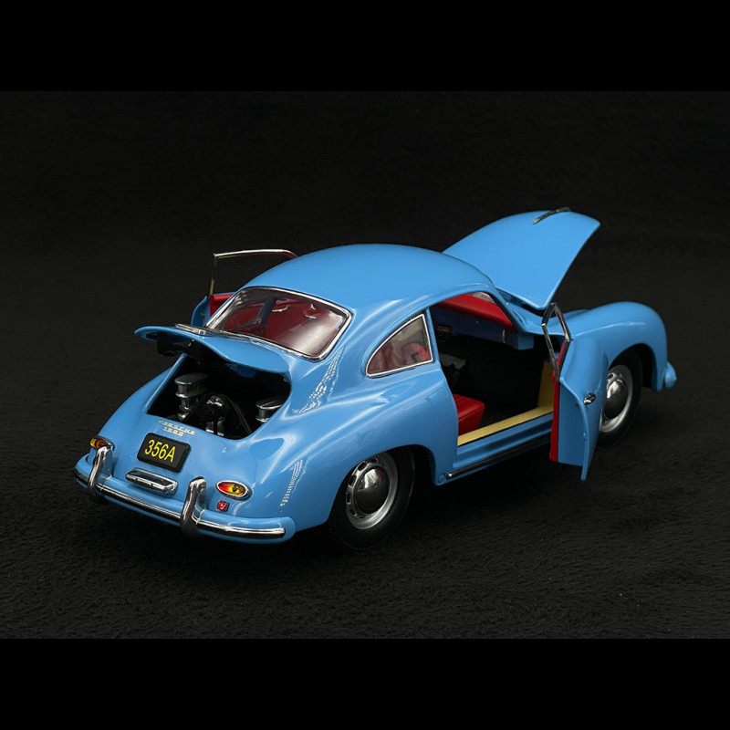 Porsche 356 A 1500 GS Carrera GT 1957 Aquamarine Blue 1/18 Sunstar