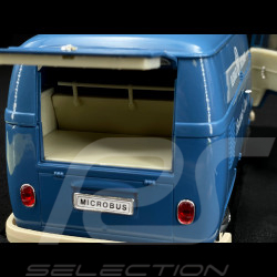 VW Combi T1 transporteur Porsche Pièces de rechange 1963 bleu 1/18 Welly 18053W