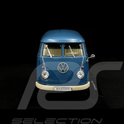 VW Combi T1 transporteur Porsche Pièces de rechange 1963 bleu 1/18 Welly 18053W