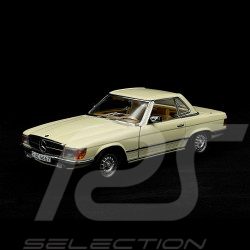 Mercedes-Benz 350 SL R107 Hardtop 1977 Ivory 1/18 Sunstar 4667