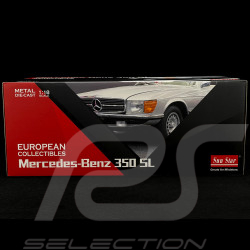 Mercedes-Benz 350 SL R107 Hardtop 1977 Ivory 1/18 Sunstar 4667
