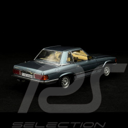 Mercedes-Benz 350 SL R107 Hardtop 1977 Light Blue Metallic 1/18 Sunstar 4666