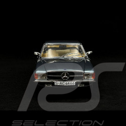 Mercedes-Benz 350 SL R107 Hardtop 1977 Light Blue Metallic 1/18 Sunstar 4666