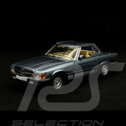Mercedes-Benz 350 SL R107 Hardtop 1977 Hellblau Metallic 1/18 Sunstar 4666