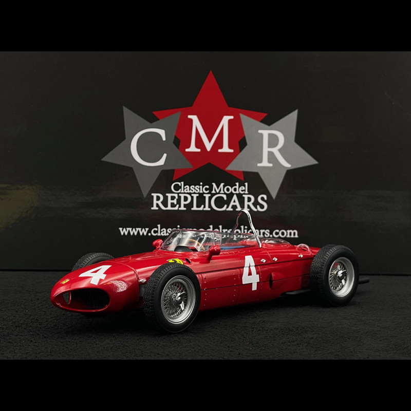 Figurine 1/18 Phil Hill Pilotant Ferrari 156 (1961) – Résine Peinte, Boîte Fermée