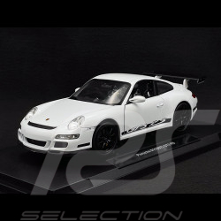 Porsche 911 GT3 RS 997 3.6 ph 1 blanche / noire 2007 1/18 Welly 18015WH