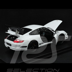 Porsche 911 GT3 RS 997 3.6 ph 1 blanche / noire 2007 1/18 Welly 18015WH