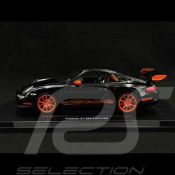 Porsche 911 type 997 GT3 RS black / orange 1/18 Welly 18015BK