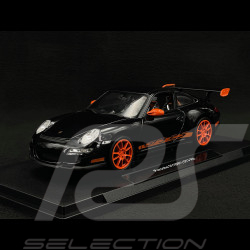 Porsche 911 type 997 GT3 RS black / orange 1/18 Welly 18015BK