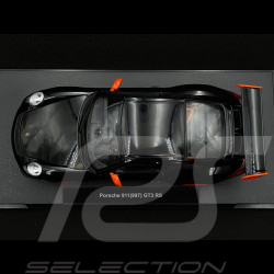 Porsche 911 type 997 GT3 RS schwarz / orange 1/18 Welly 18015BK