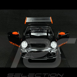 Porsche 911 type 997 GT3 RS black / orange 1/18 Welly 18015BK