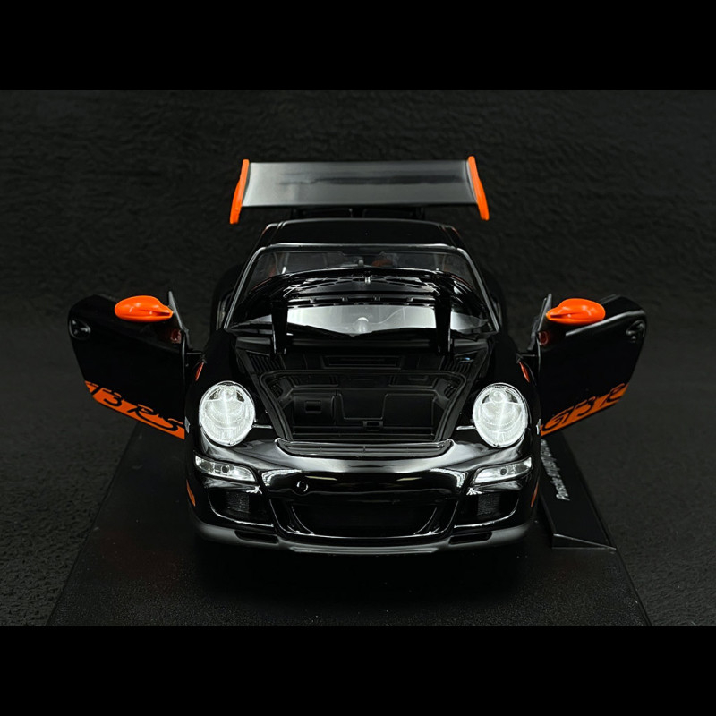 1/18 welly ポルシェ 911 (997) GT3RS Porsche 911 (997) GT3 Yellow 1/18 Diecast Car Model by Welly