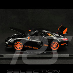 Porsche 911 type 997 GT3 RS black / orange 1/18 Welly 18015BK