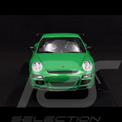 Porsche 911 GT3 RS 997 3.6 ph 1 green / black stripes 2007 1/18 Welly 18015GN