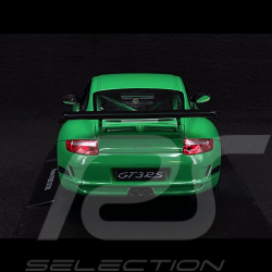 Porsche 911 GT3 RS 997 3.6 ph 1 green / black stripes 2007 1/18 Welly 18015GN