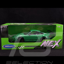 Porsche 911 GT3 RS 997 3.6 ph 1 green / black stripes 2007 1/18 Welly 18015GN