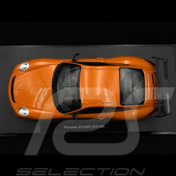 Porsche 911 GT3 RS 997 3.6 ph 1 orange / bandes noires 2007 1/18 Welly 18015OR