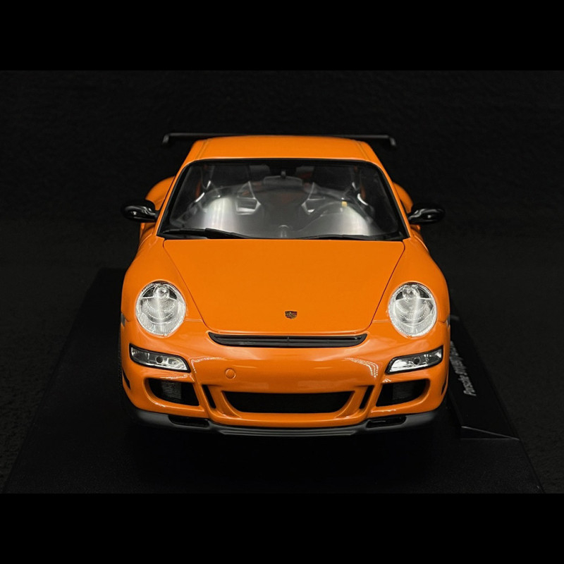 1/18 welly ポルシェ 911 (997) GT3RS Porsche 911 (997) GT3 Yellow 1/18 Diecast Car Model by Welly