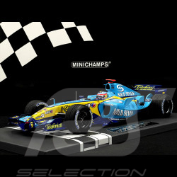 Fernando Alonso Renault R25 V10 n° 5 Sieger GP San Marino 2005 F1 1/18 Minichamps 117050405