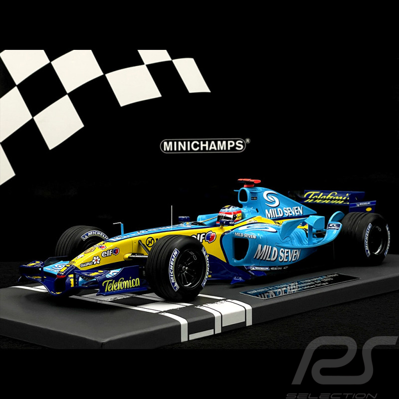 Fernando Alonso Renault R25 V10 n° 5 Winner GP San Marino 2005 F1 1/18 Minichamps 117050405