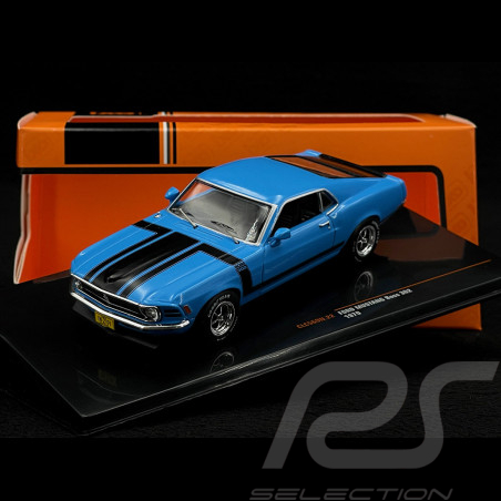 Ford Mustang Boss 302 1970 Bleu Ciel 1/43 Ixo Models CLC569