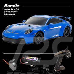 Porsche 911 GT3 992 Type 2021 Bright Blue R/C 1/10 Tamiya 47496