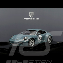 Porsche 911 S/T Type 992 2023 Bleu Rivage Métallique 1/18 Spark WAP0213150R0ST - RARE - Seulement 911 exemplaires