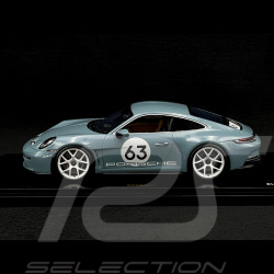 Porsche 911 S/T Type 992 2023 Bleu Rivage Métallique 1/18 Spark WAP0213150R0ST - RARE - Seulement 911 exemplaires