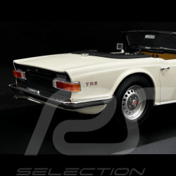 Triumph TR6 Roadster 1969 Blanc 1/18 Minichamps 155132035