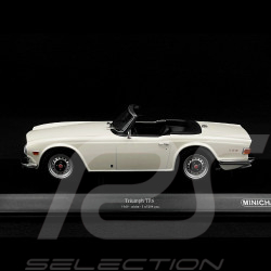 Triumph TR6 Roadster 1969 Blanc 1/18 Minichamps 155132035