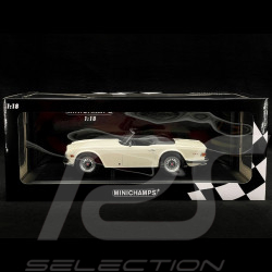 Triumph TR6 Roadster 1969 Blanc 1/18 Minichamps 155132035