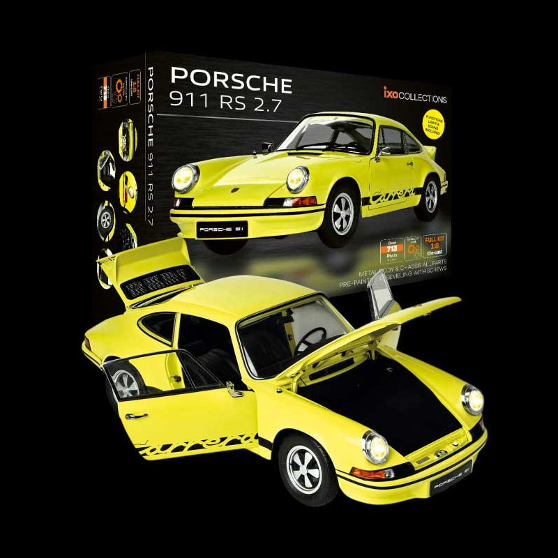 ポルシェ 911 '73 Carrera RS モデルキット Kit Porsche 911 Carrera RS 2.7 1973 Yellow with Headlights and