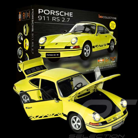 Kit Porsche 911 Carrera RS 2.7 1973 Gelb 1/8 Bausatz Ixo Models