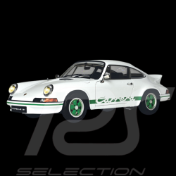 Kit Porsche 911 Carrera RS 2.7 1973 Blanc Grand-Prix / Bandes Vertes 1/8 à monter Ixo Models