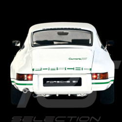 Kit Porsche 911 Carrera RS 2.7 1973 Blanc Grand-Prix / Bandes Vertes 1/8 à monter Ixo Models