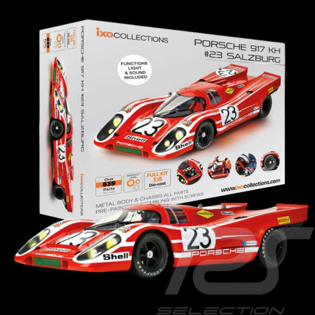 Kit Porsche 917K n° 23 Salzburg Sieger 24h Le Mans 1970 1/8 Bausatz Ixo Models 520010119