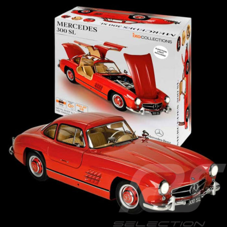 Kit Mercedes 300 SL Type W198 Butterfly Doors 1955 Red 1/8 Ixo Models