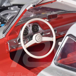 Kit Mercedes 300 SL Type W198 Butterfly Doors 1955 Silver Grey 1/8 Ixo Models 520010112