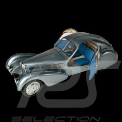 Kit Bugatti Atlantic 57 SC Rothschild 1936 Blau Grau 1/8 Bausatz Ixo Models